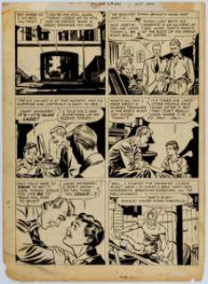Carmine Infantino and Sy Barry The Adventures of Alan Ladd #1 Story Page 2 Original Art (DC Comics, 1949).... | Heritage