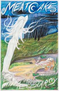 Dame Darcy Meat Cake #4 Cover Painting Original Art (Fantagraphics, 1995)....