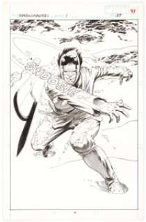 Dan Lawlis and Russ Heath Shadowmasters #1 Splash Page 39 Original Art (Marvel, 1989). Stunning full-page image -