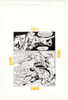 Mark Texeira and Tod Smith Master of the Universe: He-Man Meets Ram-Man! Promotional Comic Story Page 2 Original A... | Heritage