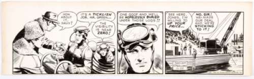 Al McWilliams Davy Jones Daily Comic Strip Original Art Sequential Group of 6 (United Feature Syndicate, 1961).... (Total: 6 Original Art)