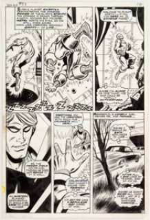 George Tuska and Mike Esposito Iron Man #32 Story Page 7 Original Art (Marvel, 1970).... | Heritage