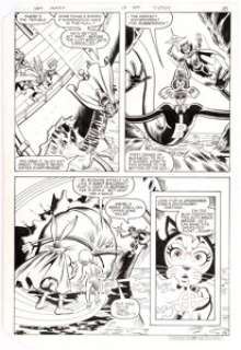 Rick Hoberg and Larry Houston Captain Carrot and His Amazing Zoo Crew! Partial Story Original Art Group of 4 (DC C... (Total: 4 Original Art)