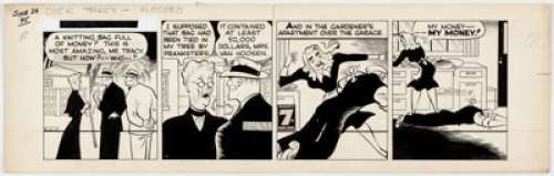 Chester Gould Dick Tracy Daily Comic Strip Original Art dated 6-26-45 (Chicago Tribune, 1945).... | Heritage
