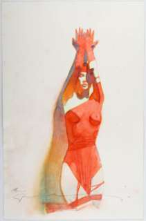 Bill Sienkiewicz Elektra: Assassin Illustration Original Art (undated).... | Heritage