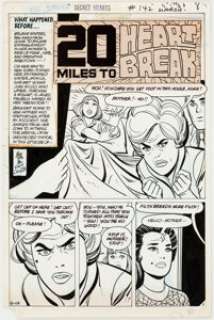Alex Toth and Vince Colletta Secret Hearts #142 Story Page 1 Original Art (DC, 1970).... | Heritage