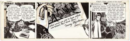Milton Caniff Terry and the Pirates Daily Comic Strip Original Art dated 12-20-46 (News Syndicate, 1946).... | Heritage