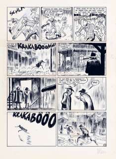 Blain | Gus, planche n°10 à l’encre de Chine, au feutre… | AZ auction