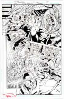 Paul Pelletier and Sandra Hope Justice League #51 Story Page 15 Original Art (DC, 2016).... | Heritage