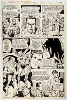 Dick Dillin and Tex Blaisdell World’s Finest Comics #226 Story Page 18 Original Art (DC, 1974).... | Heritage