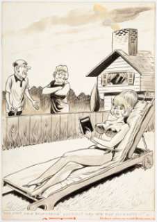 Bill Ward Gee-Whiz! June-1967 Single Panel Gag Illustration Original Art (Humorama/Visual Varieties, 1967).... | Heritage