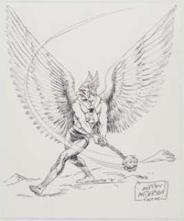 Murphy Anderson - Hawkman Illustration Original Art (1995).... | Heritage