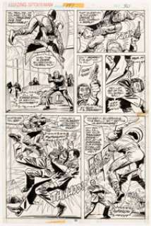 Ross Andru and Mike Esposito Amazing Spider-Man #177 Page 30 Original Art (Marvel, 1978). A meeting between mob boss - | Heritage