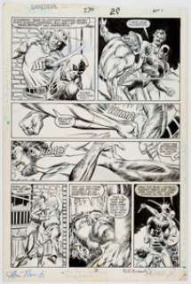 Louis Williams and Al Williamson with Geof Isherwood Daredevil #239 Story Page 21 Original Art (Marvel Comics, 198... | Heritage