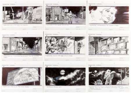 Mike Ploog Supergirl Movie Storyboard Drawing Original Art Group (Warner Bros., 1984)... (Total: 27 Original Art) | Heritage