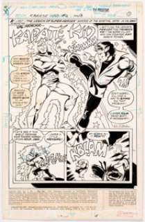 Ric Estrada and Joe Staton Karate Kid #1 Story Page 1 Original Art (DC Comics, 1976).... | Heritage