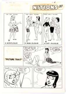 Dan DeCarlo and Rudy Lapick Archie’s Girls Betty and Veronica #96 Page 8 Original Art (Archie, 1963).... | Heritage