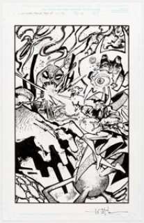 Ted McKeever Ultimate Marvel Team-Up #12 Splash Page 12 Original Art Doctor Strange (Marvel Comics, 2002).... | Heritage