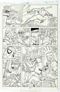  - Jeff Purves and Terry Austin The Incredible Hulk #349 Story Page 17 Original Art (Marvel, 1988). ...
