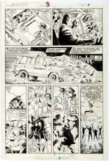 Alan Davis and Paul Neary Excalibur #3 Story Page 7 Original Art (Marvel, 1989). ... | Heritage