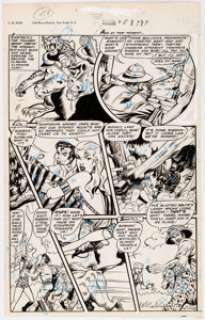 Robert Webb Sheena, Queen of the Jungle #5 Story Page 7 Original Art (Fiction House, 1942). ... | Heritage