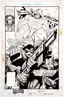  - Bret Blevins Sleepwalker #10 Cover Original Art (Marvel Comics, 1992)...