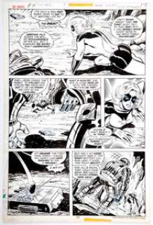 Jim Mooney and Joe Sinnott Ms. Marvel #4 Story Page 17 Original Art (Marvel, 1977).... | Heritage