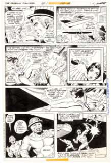 Ric Estrada and Mike Royer Freedom Fighters #1 Story Page 8 Original Art (DC, 1976).... | Heritage