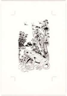  - John Stewart Paperback Novel Illustrations Original Art Group of 5 (Heyne, c. 1984).... (Total: 5 Original Art)