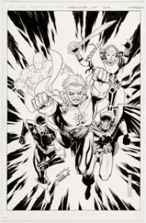 Jim Cheung Squadron Sinister #1 Variant Cover Original Art (Marvel, 2015).... | Heritage