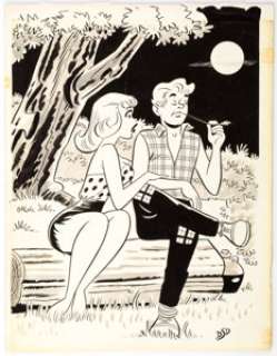 Dan DeCarlo Jest March-1962 Single Panel Gag Illustration Original Art (Timely Features/Humorama, 1962).... | Heritage