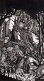  - Ian Miller Eaters of the Dead Paperback Novel Illustration Original Art (Bantam, 1976)....