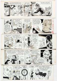 Bob Lubbers Robin Malone Daily Comic Strip Original Art Group of 10 (NEA Syndicate, 1967-1968). A group of ten - | Heritage