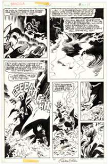 Gene Colan and Tom Palmer Tomb of Dracula #64 Page 6 Original Art (Marvel Comics, 1978)... | Heritage