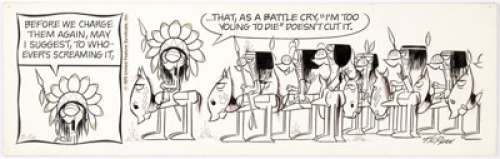 Tom K. Ryan Tumbleweeds Daily Comic Strip Original Art dated 2-26-79 (United Feature Syndicate, 1979)....