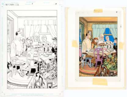 Tim Sale and Bjarne Hansen Superman for All Seasons #1 Splash Page 7 Original Art (DC, 1998).... (Total: 2 Original Art) | Heritage