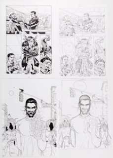 Paul Davidson Moon Knight #199 Complete Story Original Art Group of 35 (Marvel, 2018).... (Total: 35 Original Art)