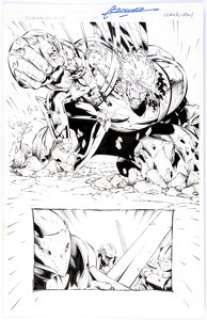 Cedric Nocon, Duy Truong (as D-Tron), and others Cyberforce #35 Story Page 6 Original Art (Image, 1997)....