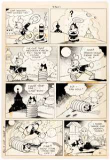 Otto Messmer Popular Comics #129 Story Page 7 Original Art (Dell, 1946). ... | Heritage