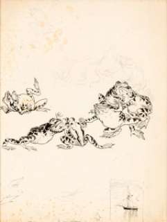 Arthur Rackham The Zankiwank and the Bletcher Witch Preliminary Sketch Original Art (Alpine House EC, 1896).... | Heritage