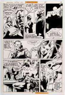 Don Newton and Dan Adkins Detective Comics #485 Story Page 7 Original Art (DC Comics, 1979). Ra’s Al Ghul uses the - | Heritage
