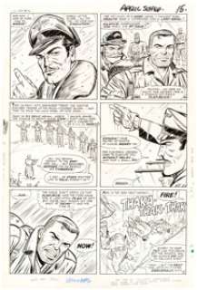 Dick Ayers and John Tartaglione Sgt. Fury and His Howling Commandos #32 Story Page 12 Original Art (Marvel, 1966). - | Heritage