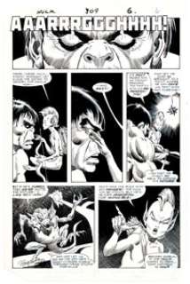 Sal Buscema and Gerry Talaoc The Incredible Hulk #309 Story Page 5 Original Art (Marvel, 1985). The Hulk rests - | Heritage