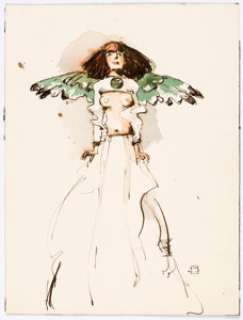 Jeff Jones - Fantasy Painting Original Art (undated). An ethereal creature by modern fantasy art master Jones has - | Heritage