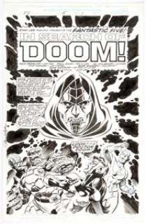 Paul Ryan and Al Milgrom Fantastic Five #5 Splash Page 1 Original Art (Marvel, 2000). The Fantastic Five are - | Heritage