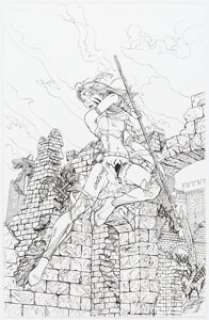 Chris Ehnot Grimm Fairy Tales Presents Robyn Hood: Legend #5 Variant Cover Original Art (Zenescope Entertainment, - | Heritage