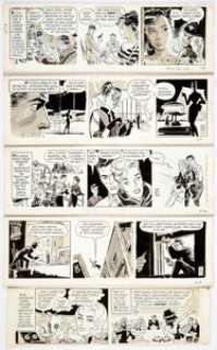 Bob Lubbers Secret Agent X-9 and Robin Malone Daily Comic Strip Original Art Group of 10 (King Features Syndicate, - | Heritage