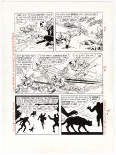 Carmine Infantino and Murphy Anderson Kellogg’s Pop-Tarts Comics: Catwoman’s Catnapping Caper! Story Pages 15 and ... (Total: 2 Original Art) | Heritage