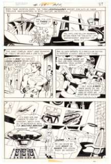 Dave Cockrum and Murphy Anderson Superboy #184 Story Page 2 Original Art (DC, 1972). Saturn Girl, Matter-Eater -