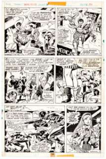 Frank Robbins and Vince Colletta Marvel Chillers #4 Story Page 6 Original Art (Marvel, 1976). After getting Tigra - | Heritage